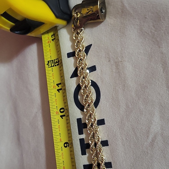 Louis Vuitton # 306 lock 🔐 and key with unbranded chain and bracelet - Picture 6 of 8